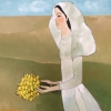 Lady with yellow flowers
